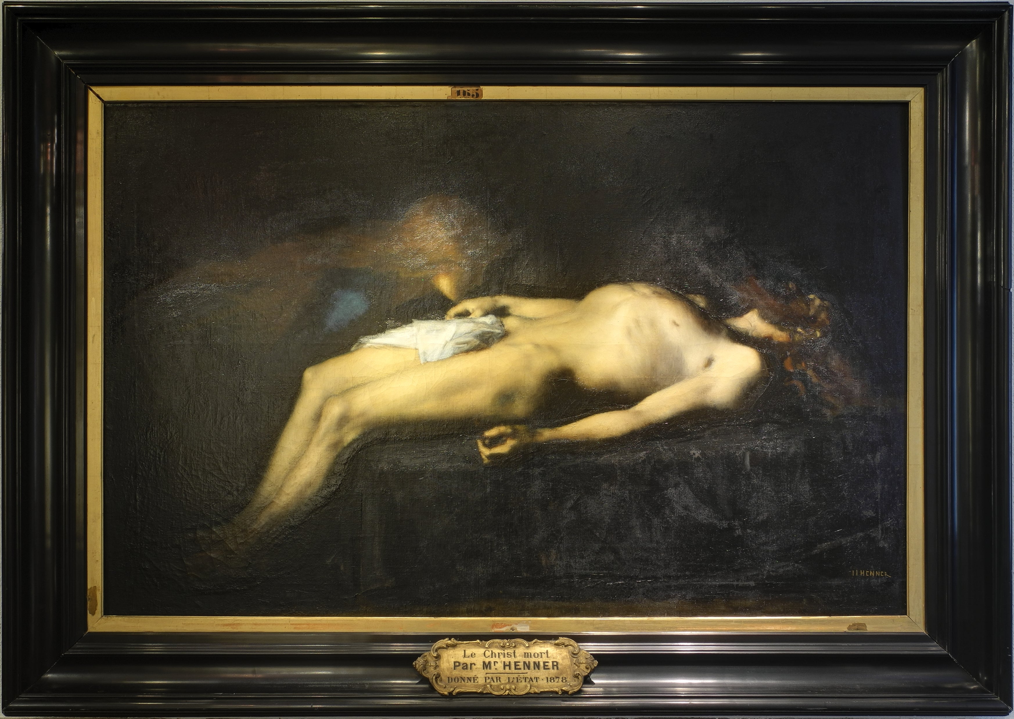 Le Christ mort. - Jean-Jacques Henner