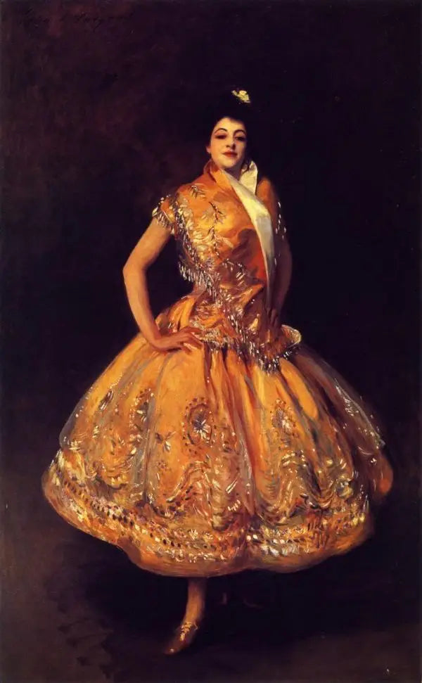 Reproduction du tableau « La Carmencita - John Singer Sargent » par Alpha Reproduction en peinture à l’huile