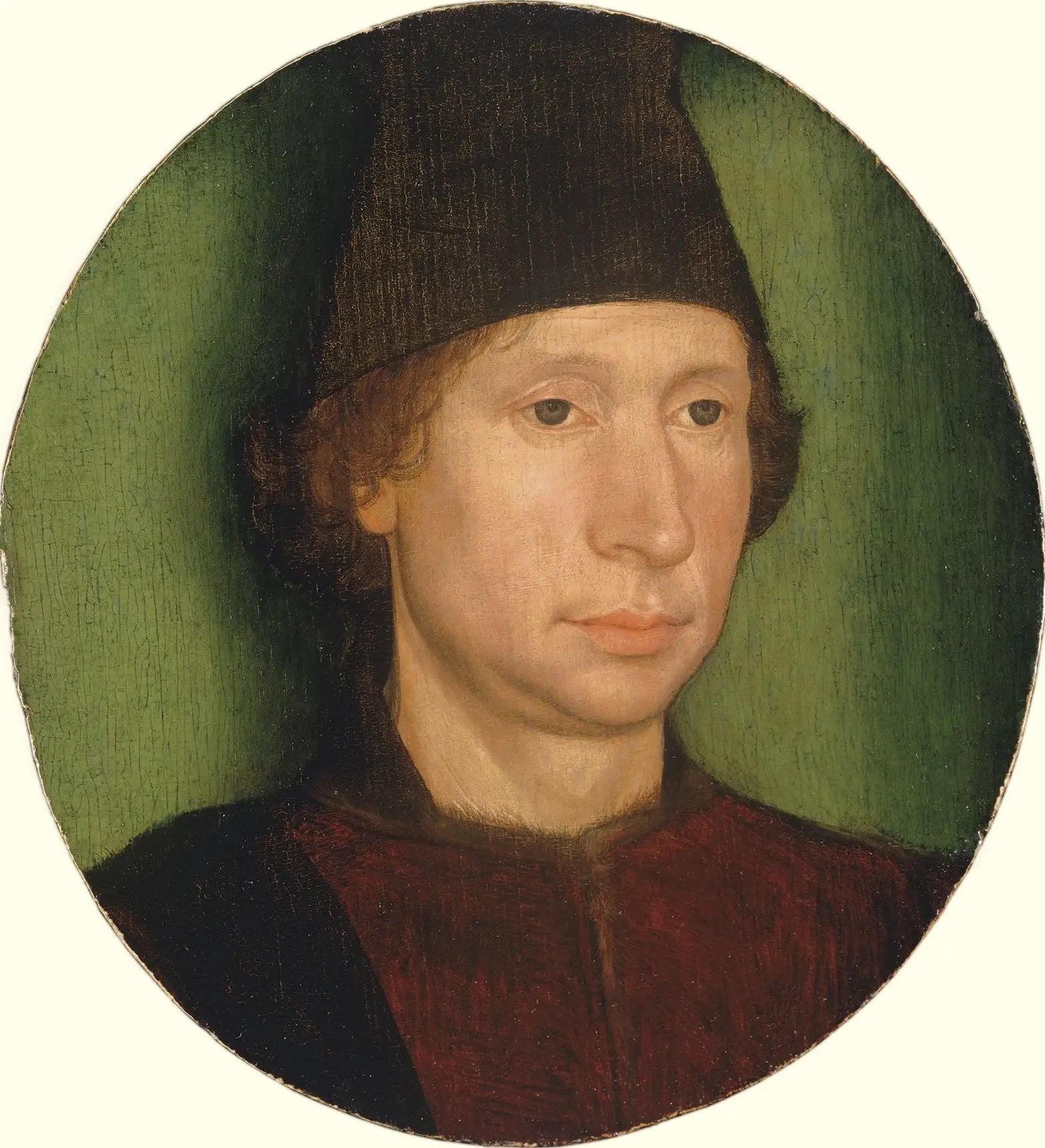 Portrait d’un homme à la casquette noire - Hans Memling - Alpha Reproduction