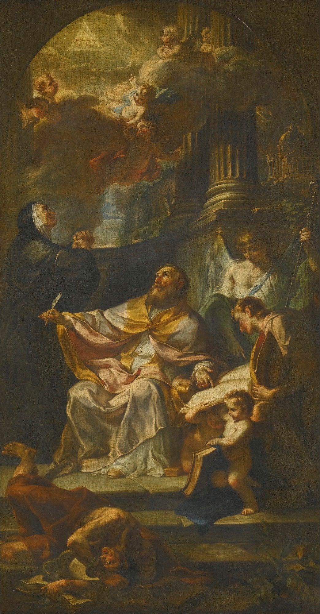 Saint Augustin triomphant de l’hérésie - Francesco Solimena - Alpha Reproduction