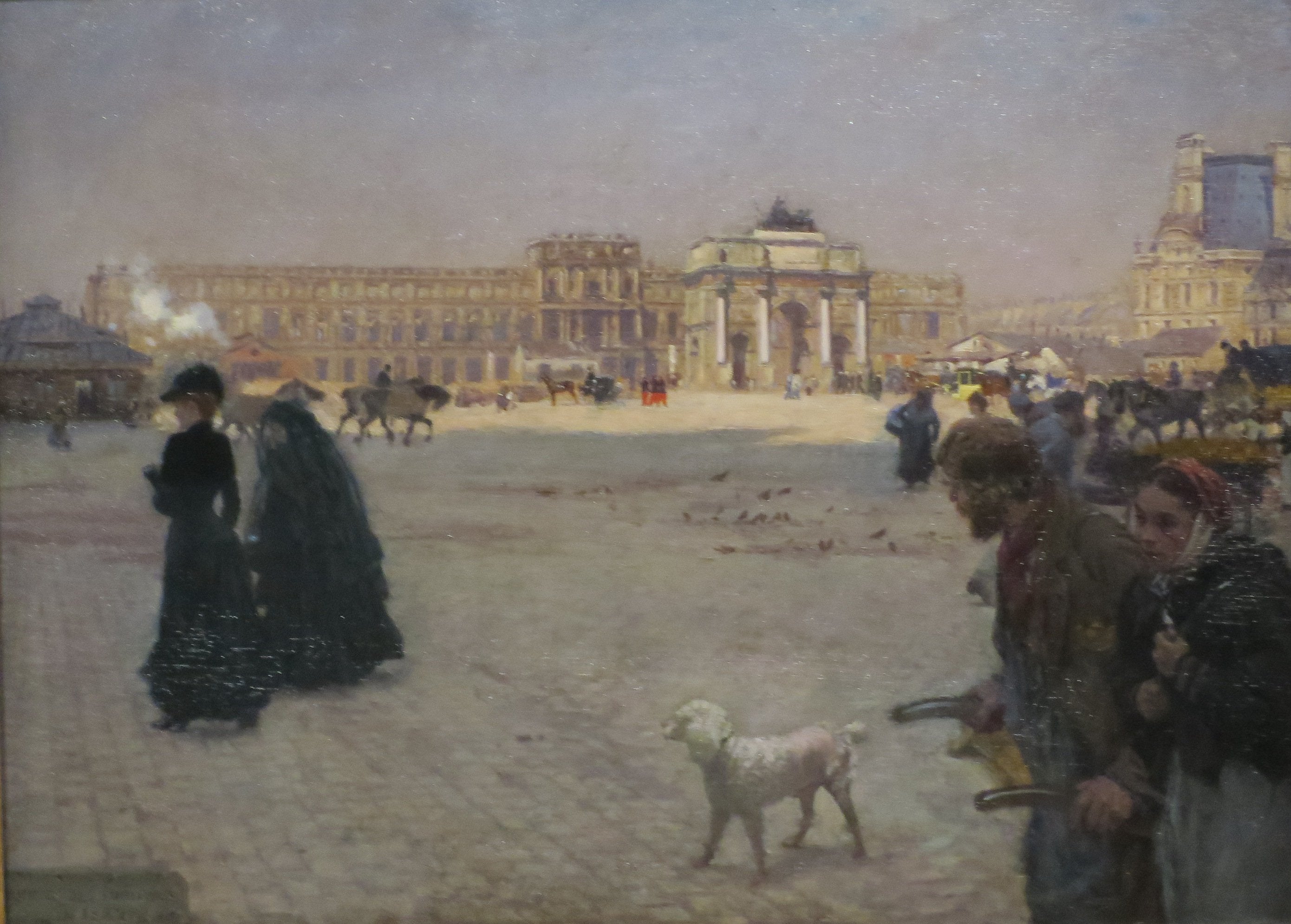 La Place du Carrousel - Giuseppe De Nittis