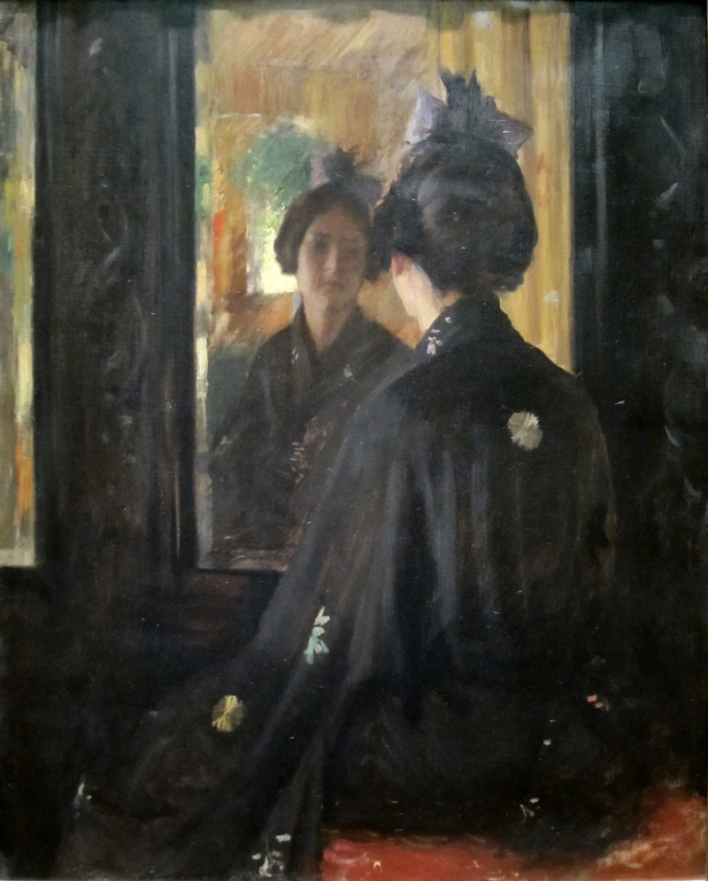 Le miroir - William Merritt Chase