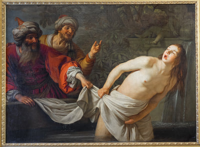 Suzanne harcelée par les anciens (Daniel 13:1-63) - Gerrit van Honthorst - Alpha Reproduction