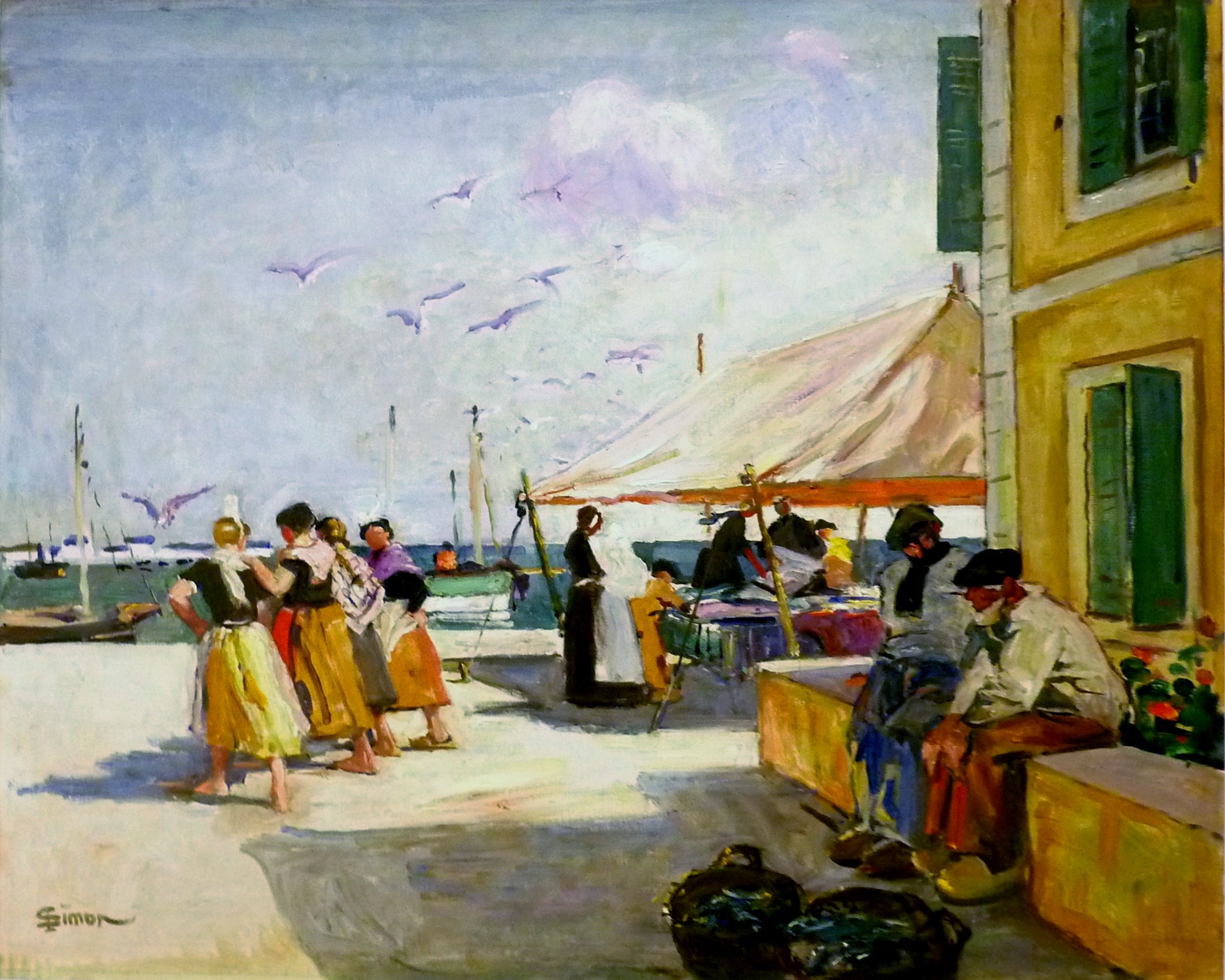 Le Quai de Kerity - Lucien Simon