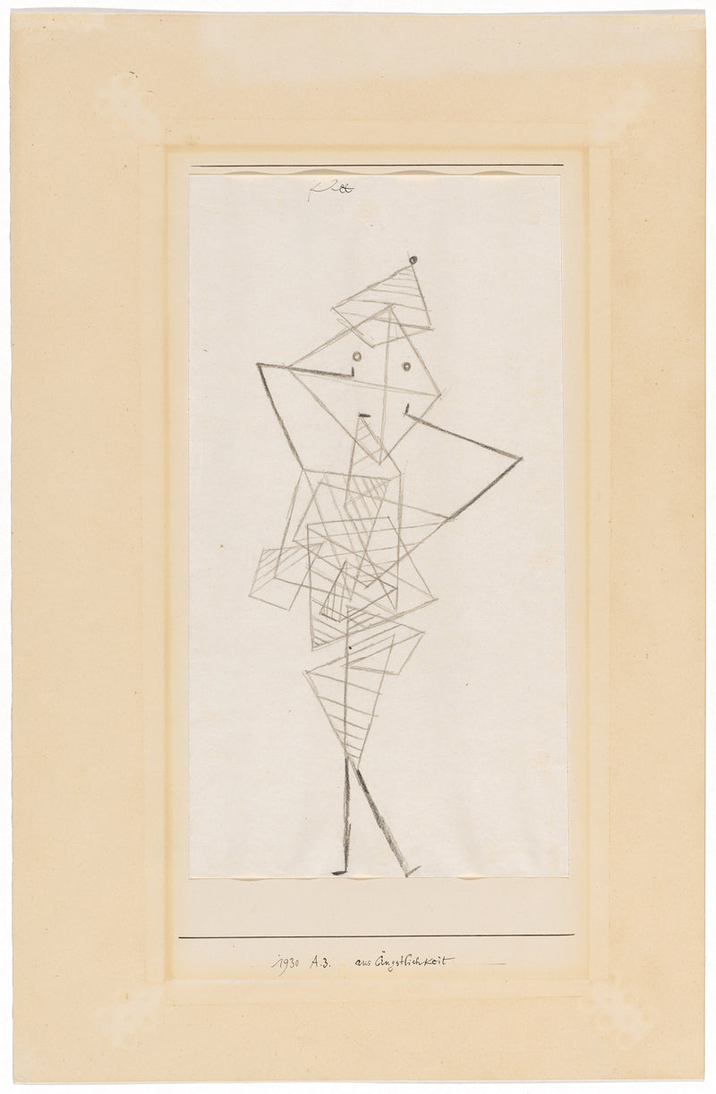 Out of fear - Paul Klee