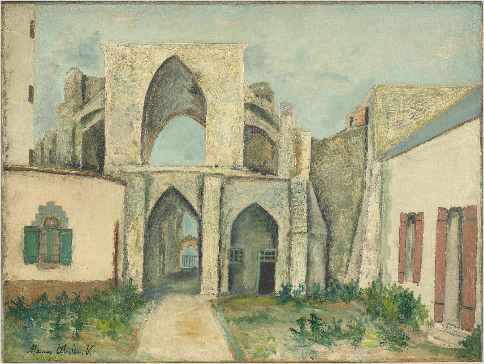 L'Abbaye en ruines - Maurice Utrillo
