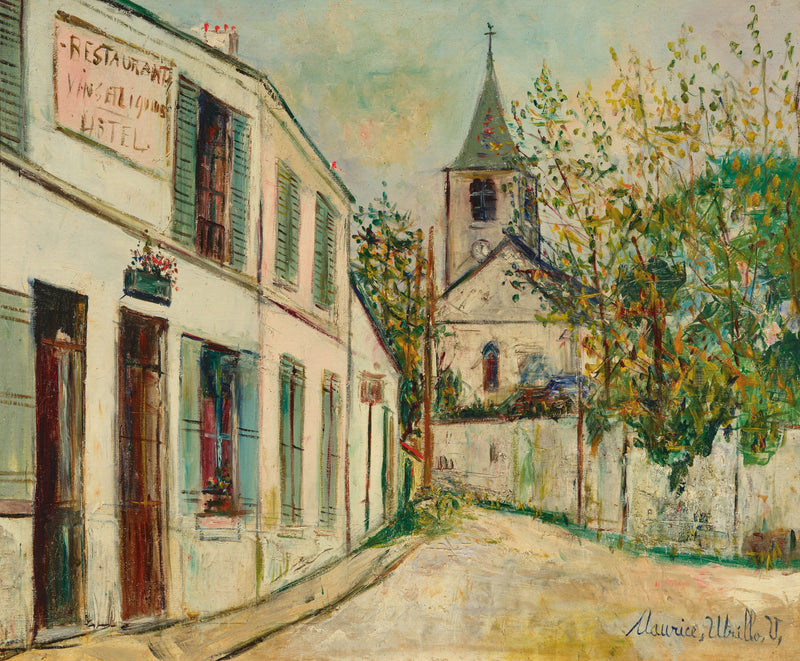Église des Vaux-de-Cernay (1930) - Maurice Utrillo