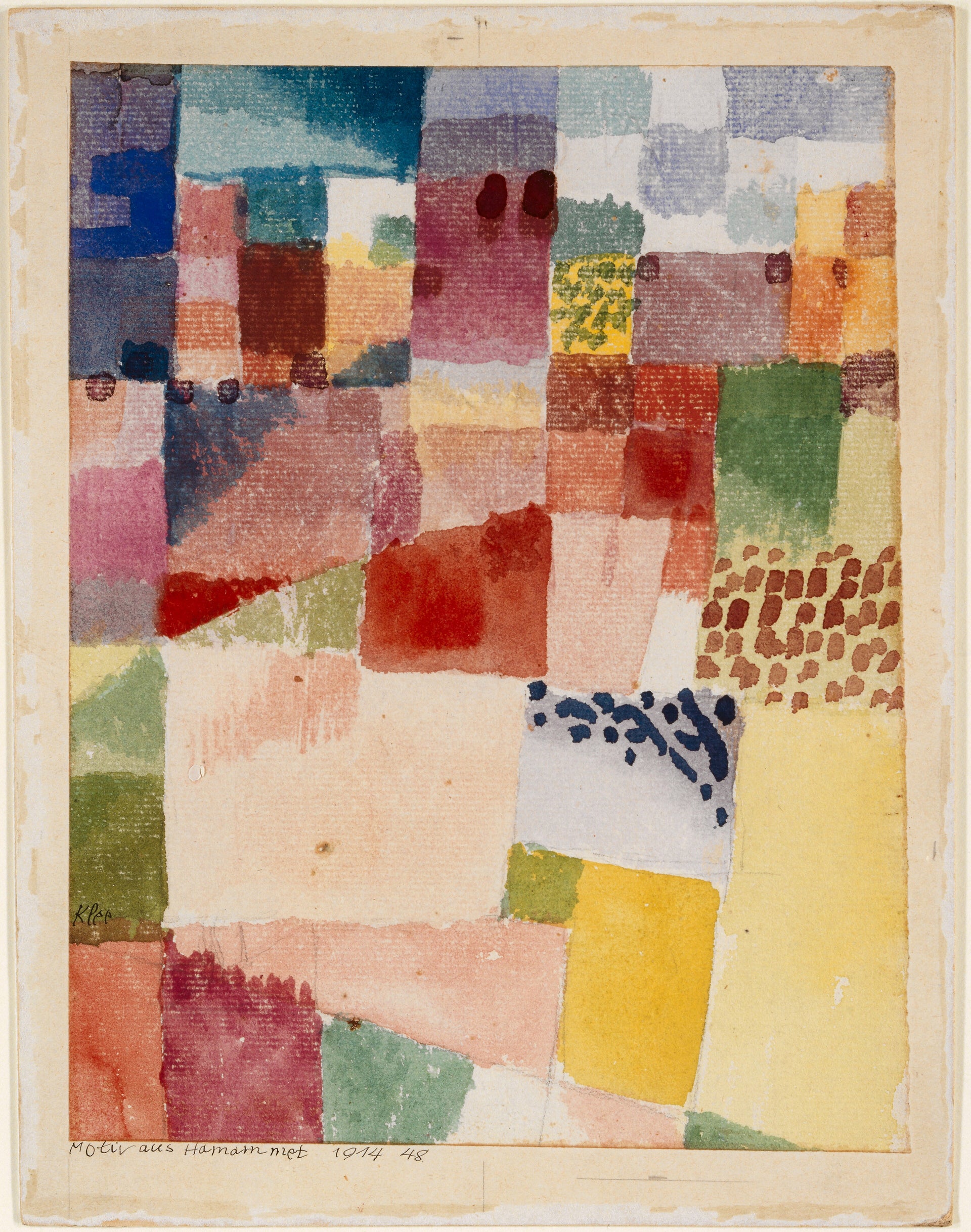 Motif from Hamammet - Paul Klee