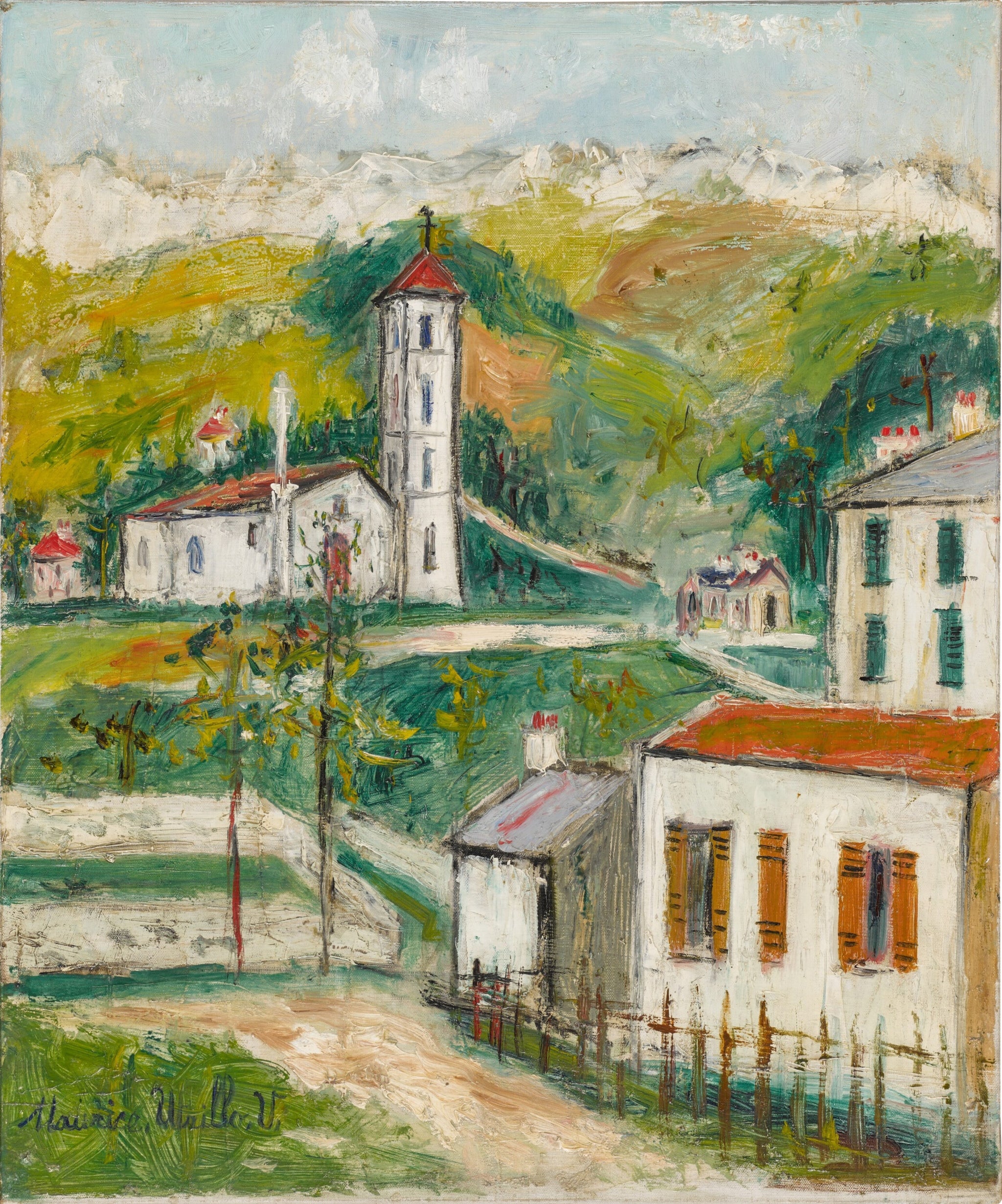 Paysage en Corse - Maurice Utrillo