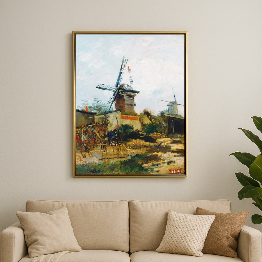🌬️ Le Vieux Moulin à Montmartre – Vincent van Gogh (1886)