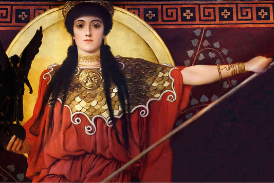 🛡️ Athéna (détail de Pallas Athéna) – Gustav Klimt (vers 1898)