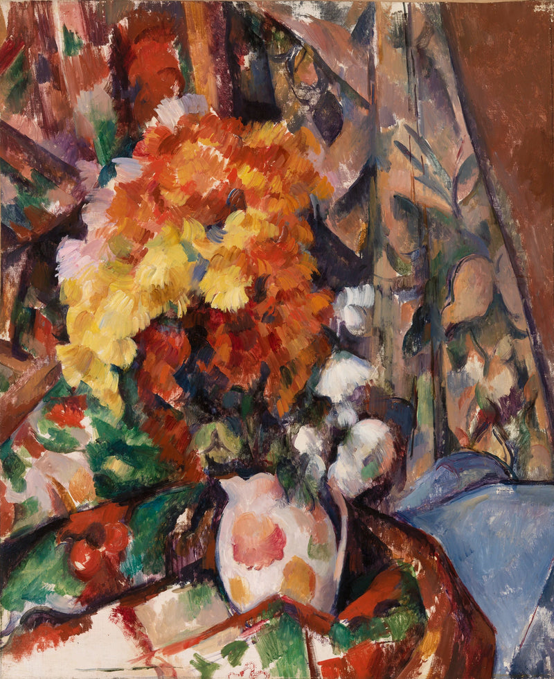 Le Vase fleuri, 1896–1898 – Paul Cézanne