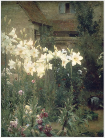 Jardin de cottage - Walter Frederick Osborne