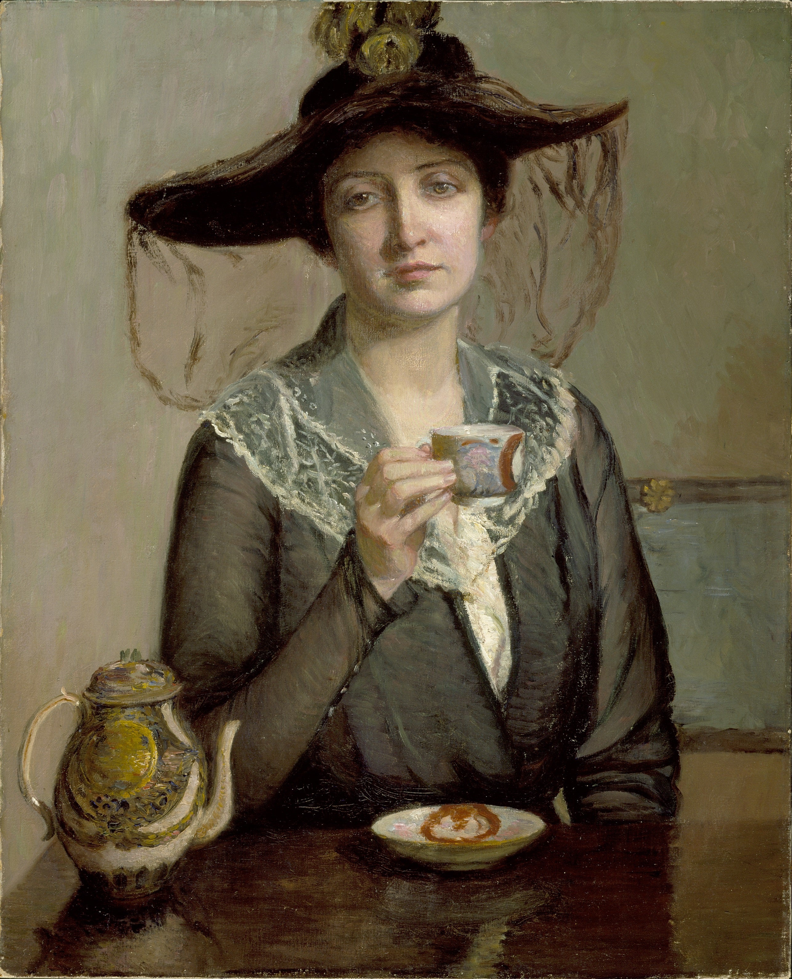 Une tasse de thé - Lilla Cabot Perry