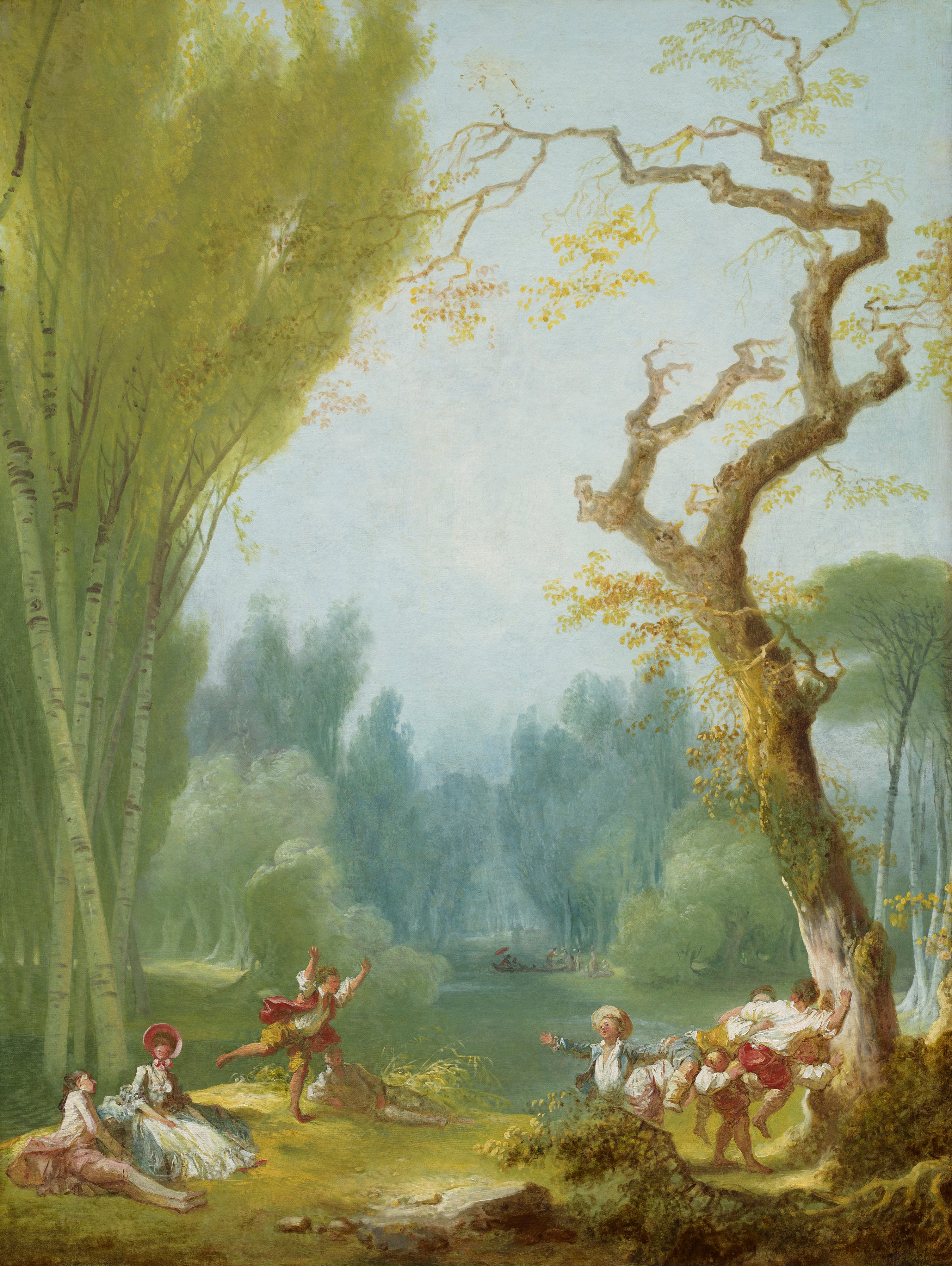 Un jeu de cheval et de cavalier - Jean-Honoré Fragonard
