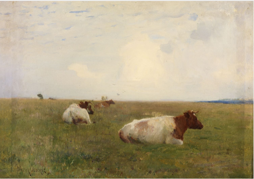 Paysage avec du bétail, Walter Frederick Osborne, 1892