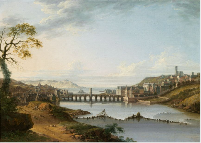 Vue de Ballyshannon, comté de Donegal, Thomas Roberts, 1770