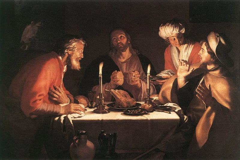 Les Disciples d'Emmaüs - Abraham Bloemaert