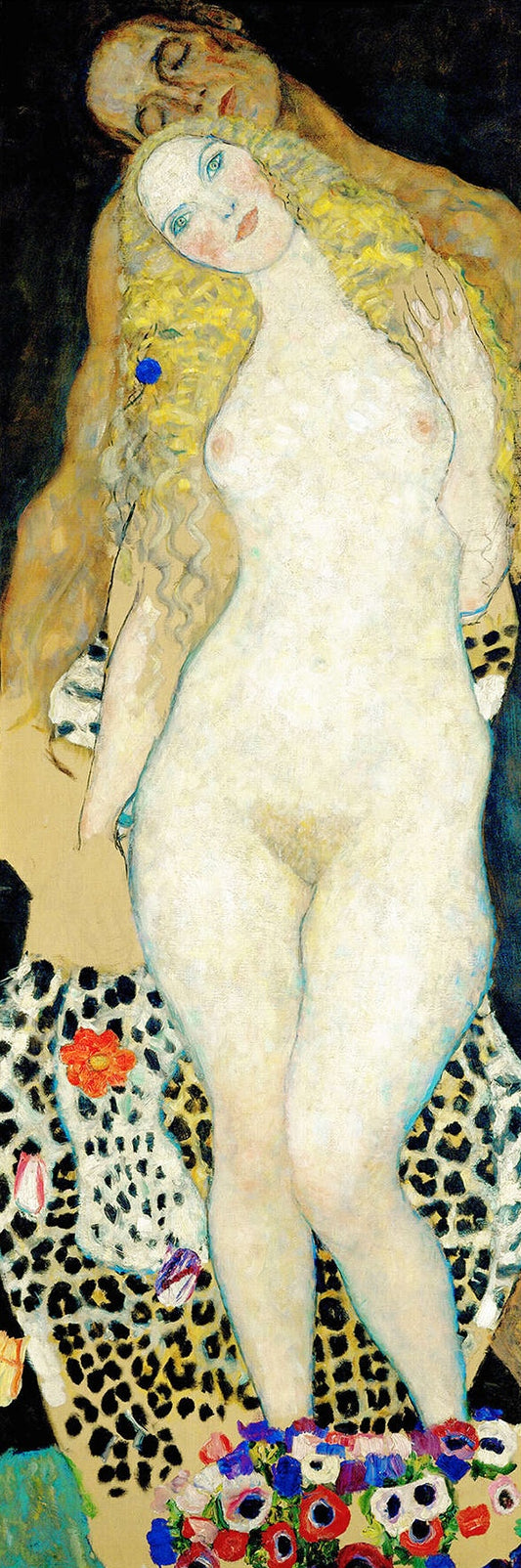🌿🍎 Adam et Ève – Gustav Klimt (1917–1918)
