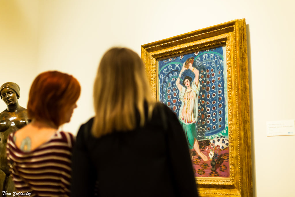 Odalisque au tambourin (Harmonie en bleu) - Henri Matisse