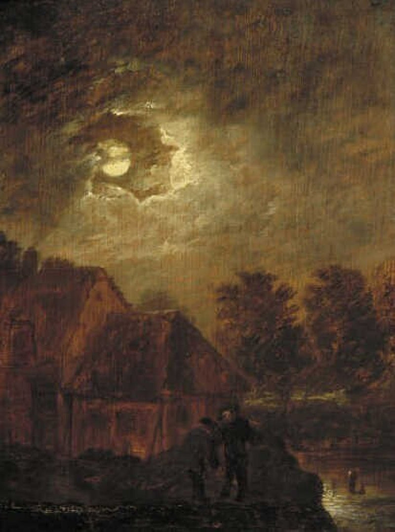 Ferme au clair de lune - Adriaen Brouwer