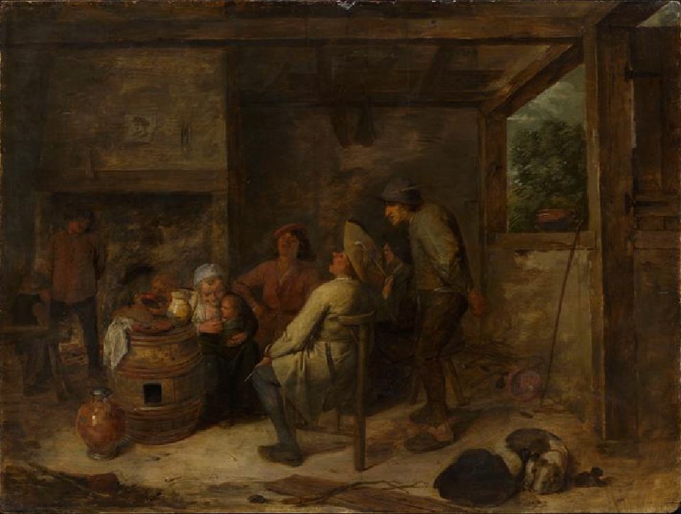 Quatuor de paysans - Adriaen Brouwer