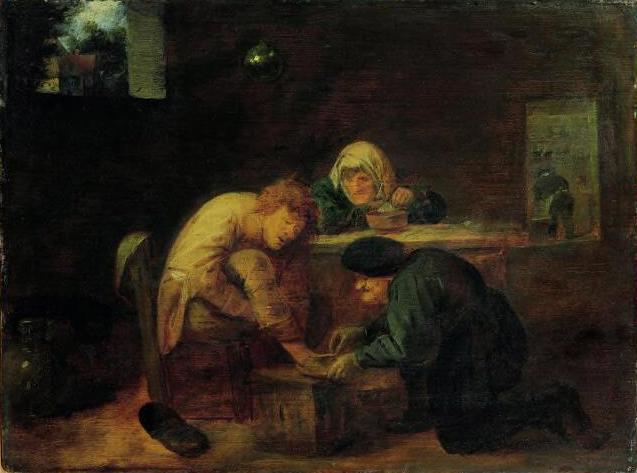 L'opération du pied - Adriaen Brouwer