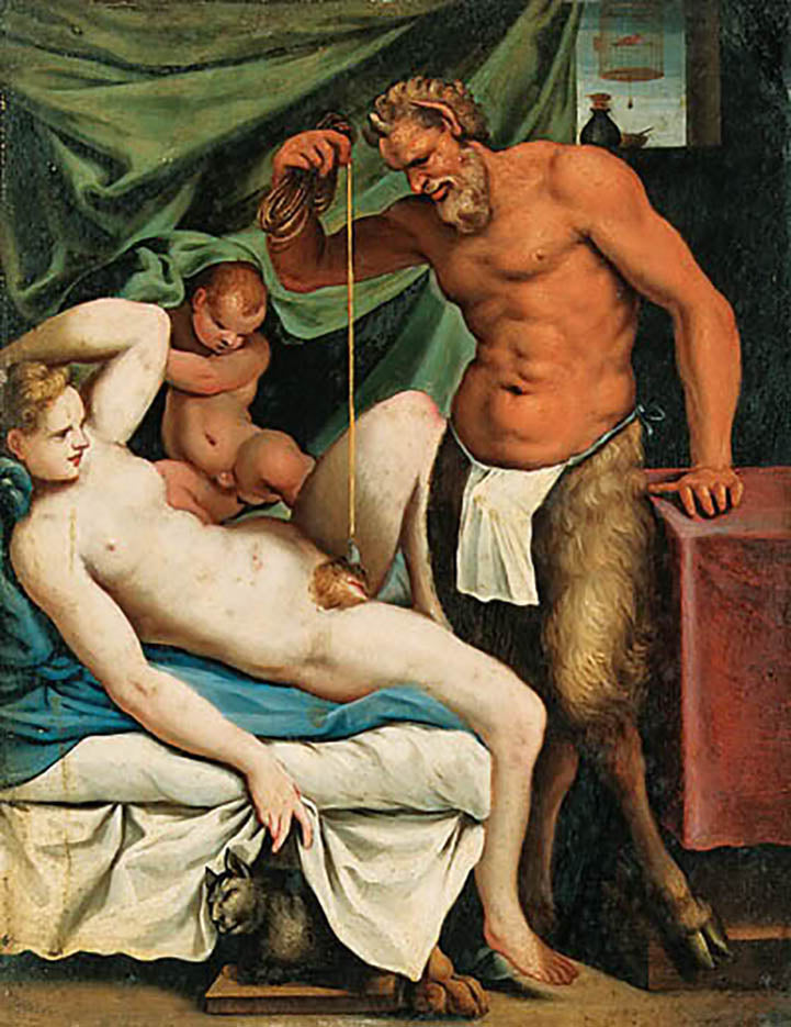 Satyre Maçon - Agostino Carracci