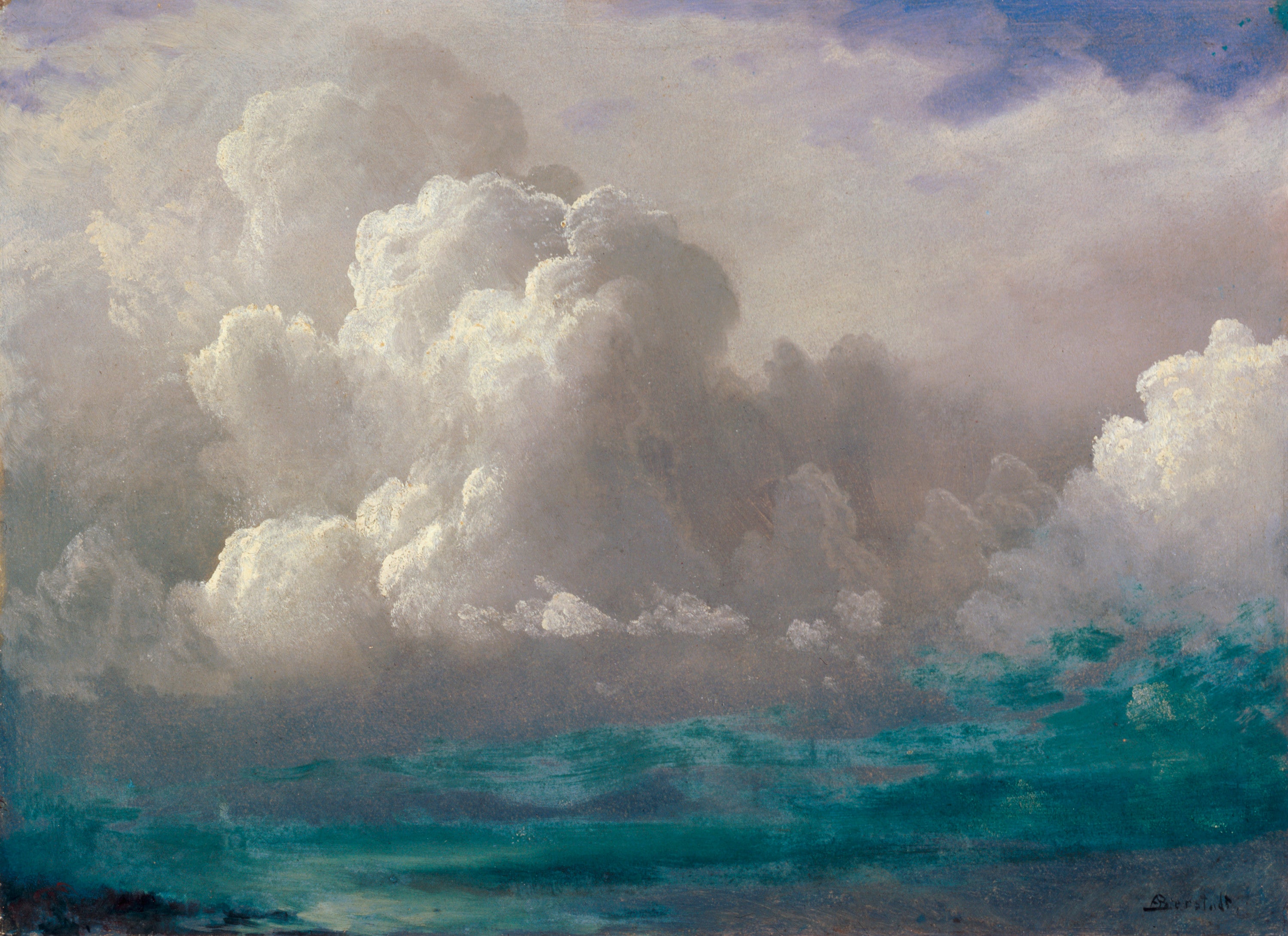 Nuages d'orage - Albert Bierstadt