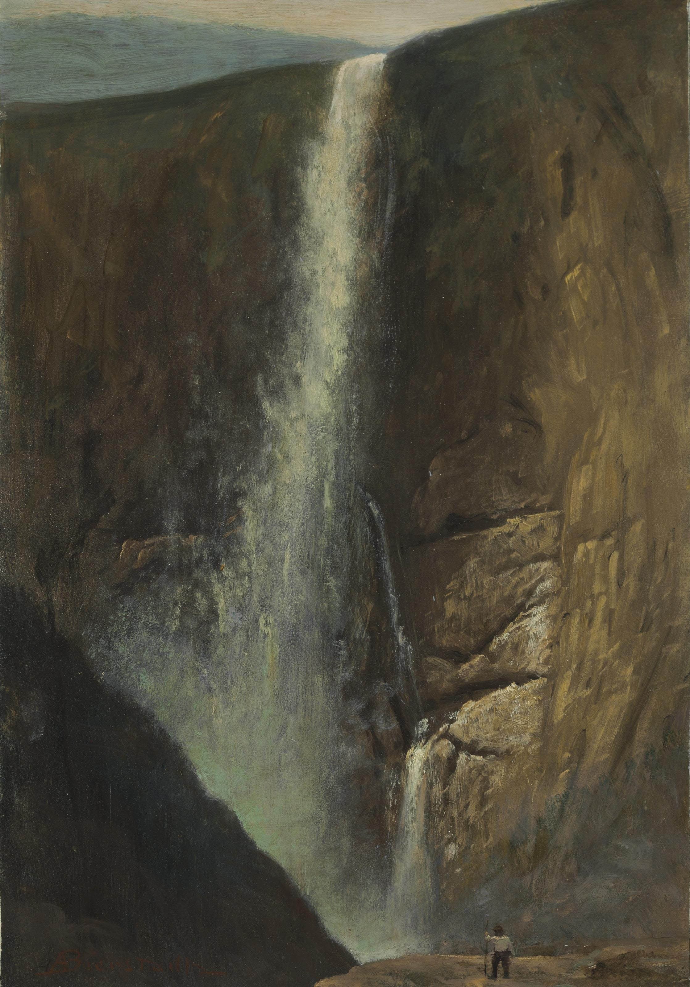 Les chutes - Albert Bierstadt