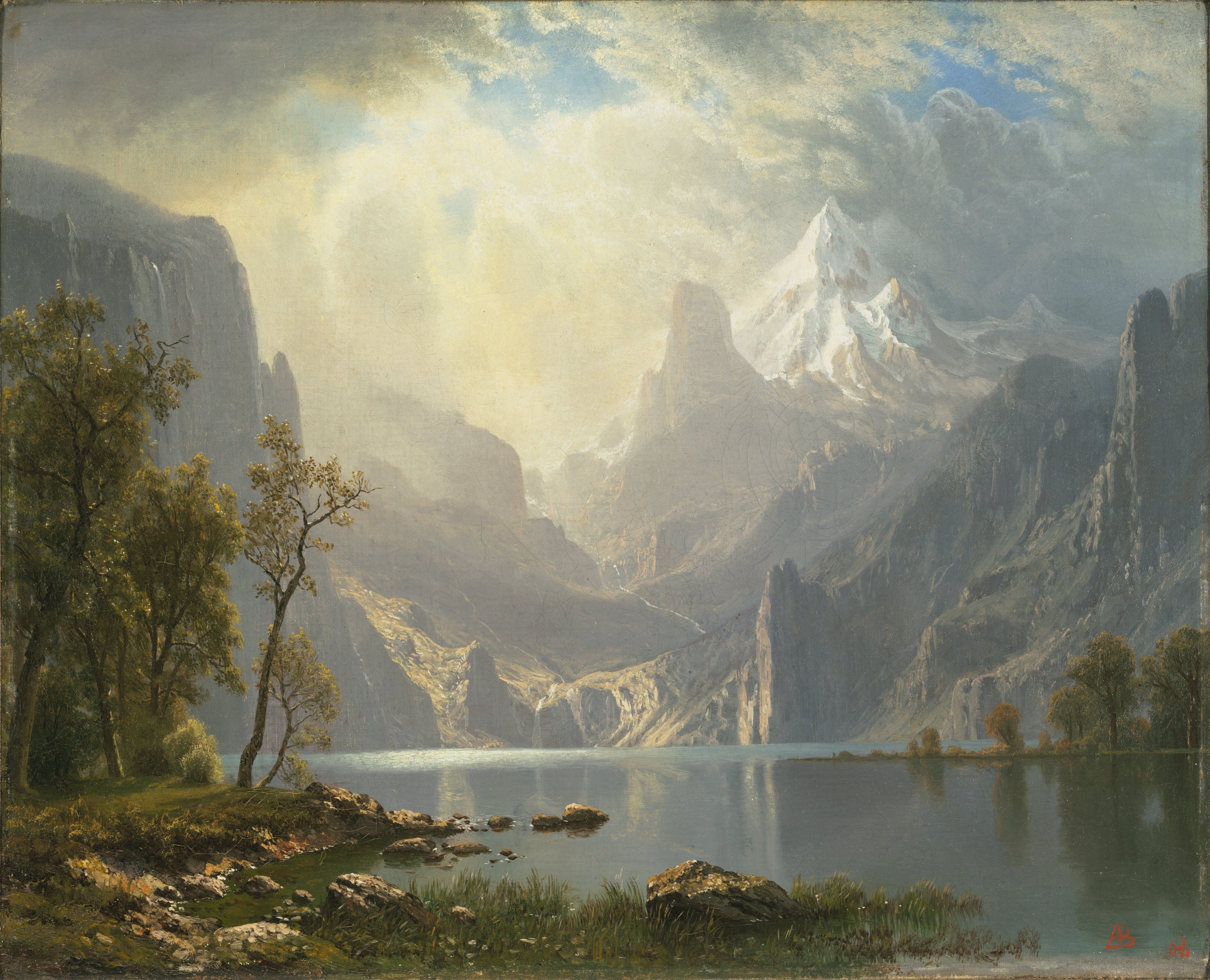 Dans les Sierras - Albert Bierstadt