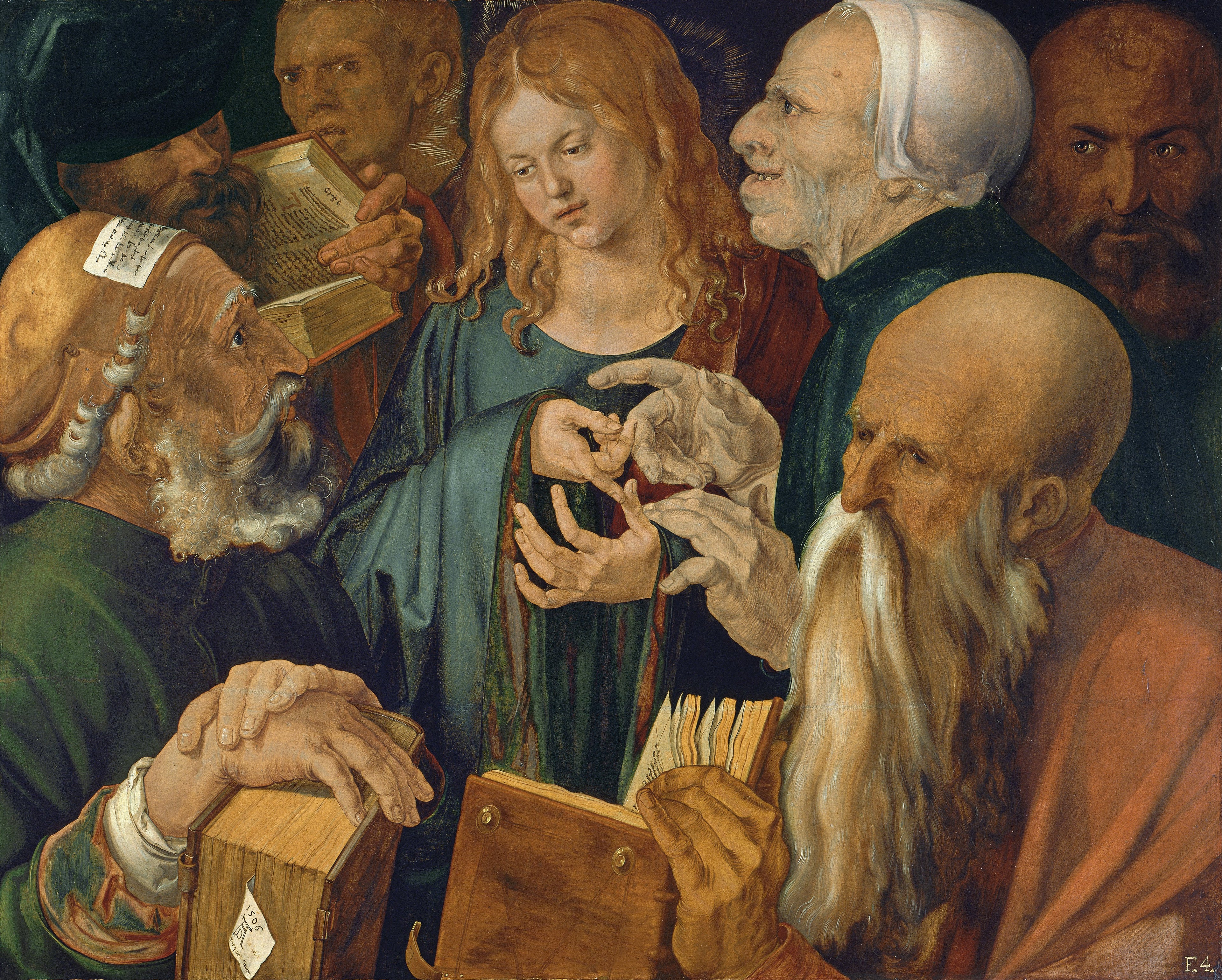Jésus parmi les docteurs - Albrecht Dürer
