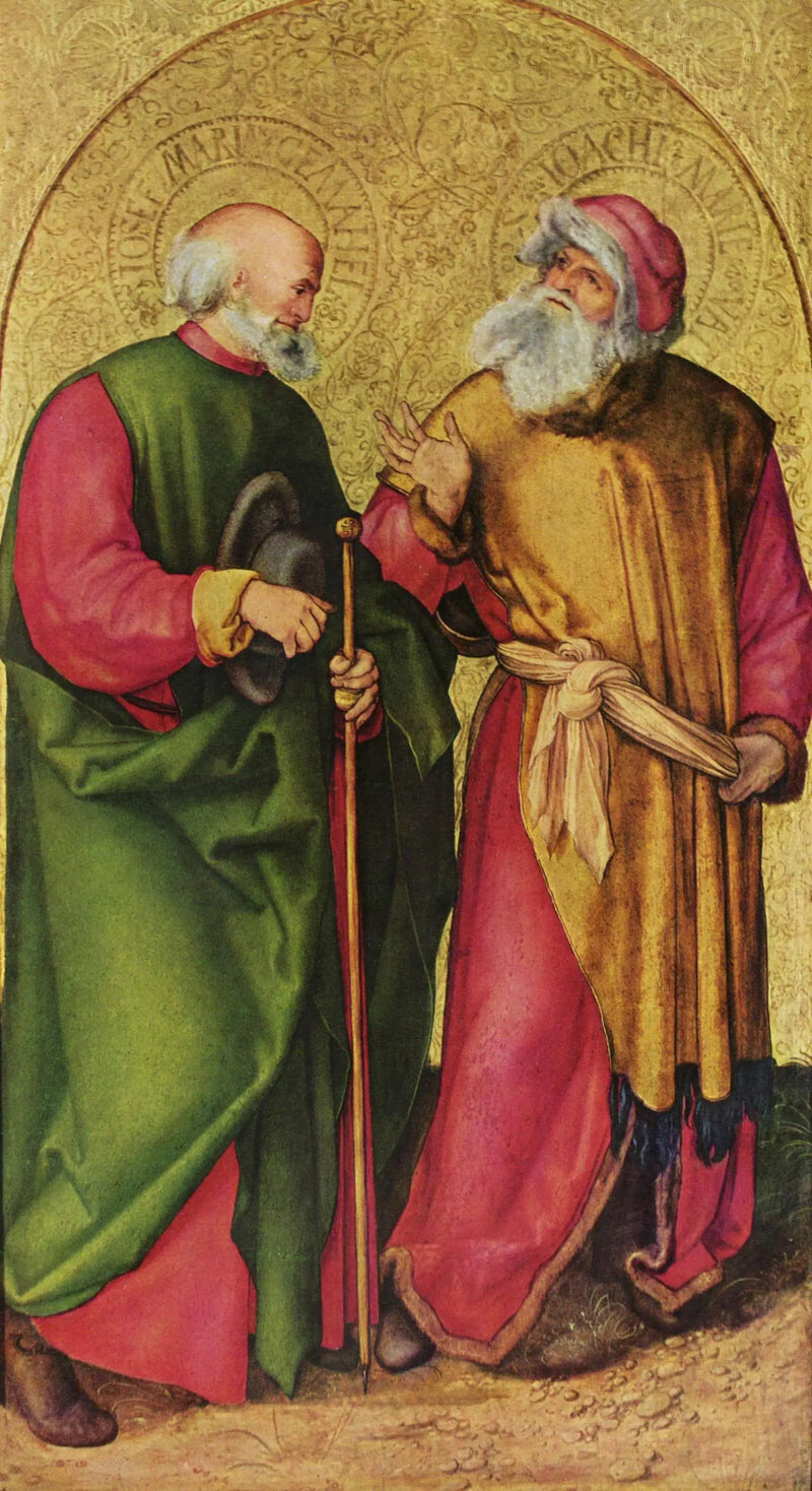 Autel de Jabach : Saints Joseph et Joachim - Albrecht Dürer