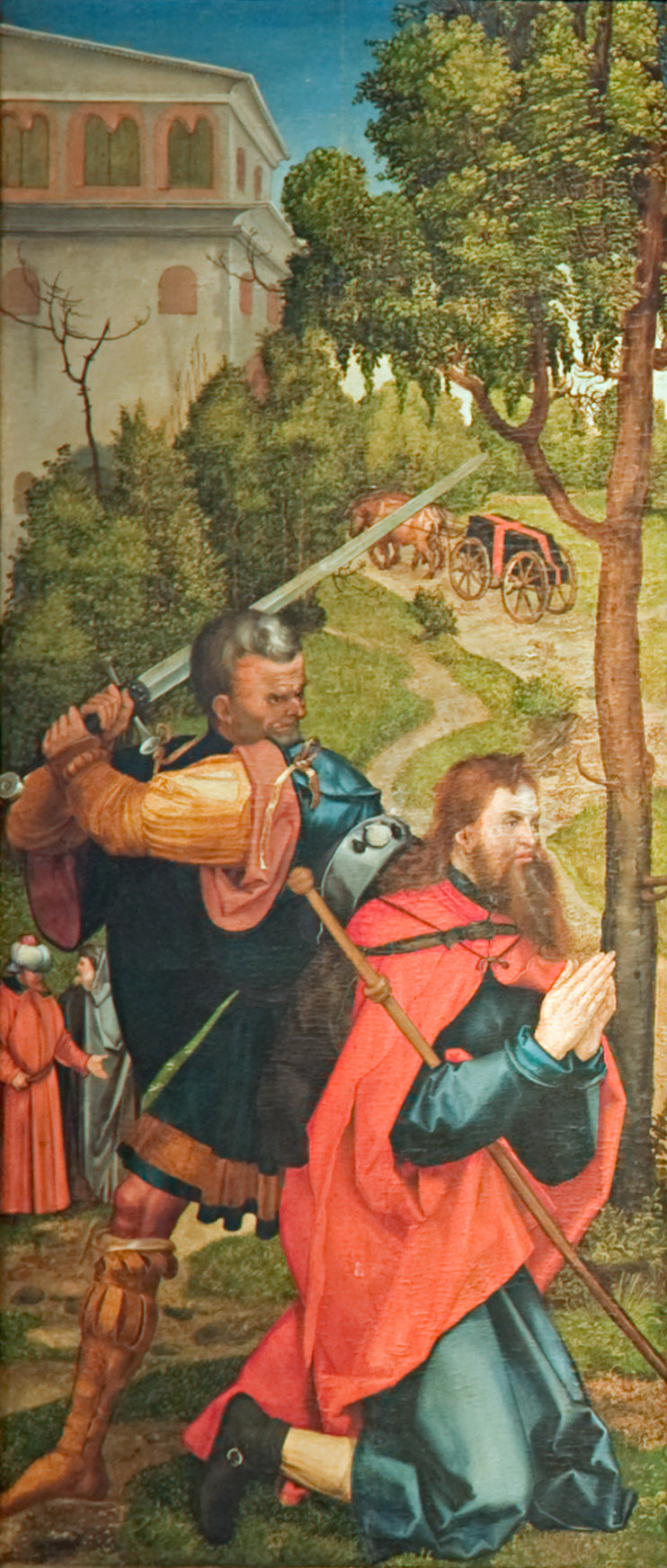 Autel de Heller, première aile intérieure, Martyre de saint Jacques le Majeur - Albrecht Dürer