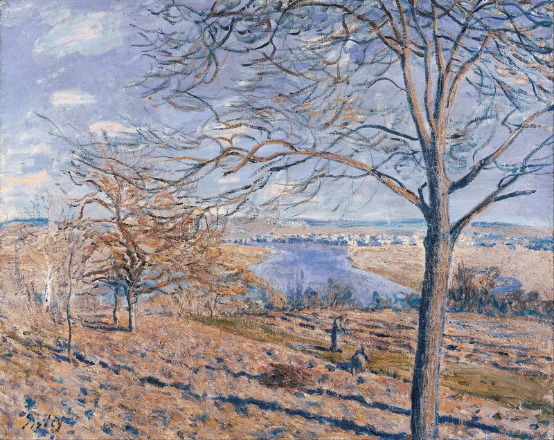 Bord du Loing, effet d'automne - Alfred Sisley