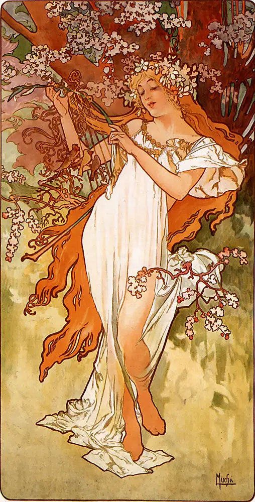 Printemps - Alphonse Mucha