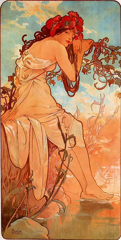 Été - Alphonse Mucha