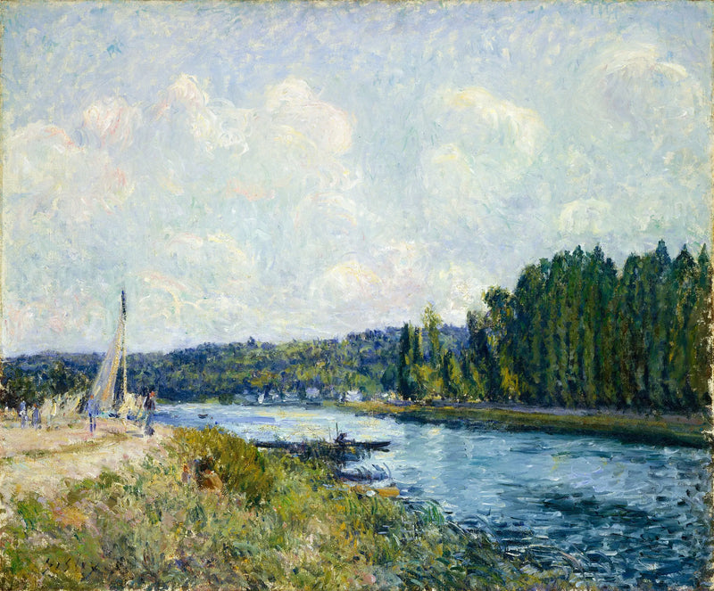 Les Berges de l'Oise - Alfred Sisley