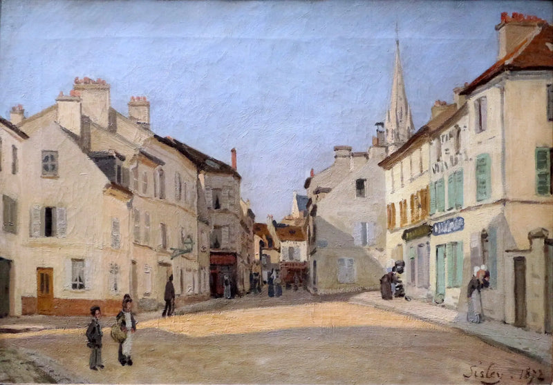 Rue de la Chaussée à Argenteuil - Alfred Sisley