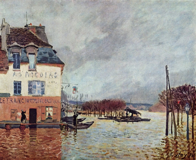 L'inondation à Port-Marly - Alfred Sisley