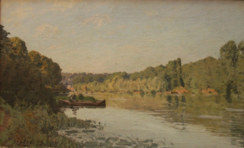 La Seine à Bougival, effet d'automne - Alfred Sisley