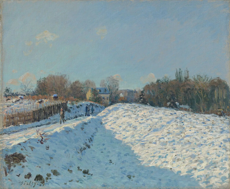 Effet de neige à Louveciennes - Alfred Sisley