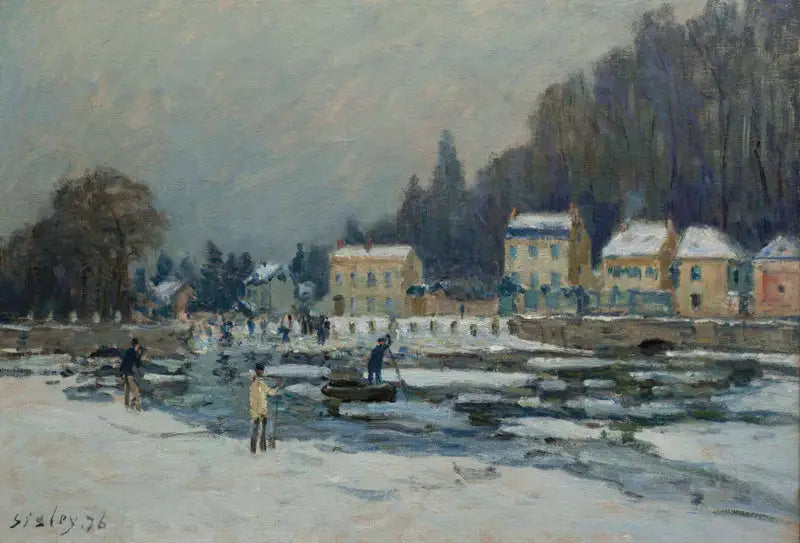 La Débâcle de la Seine à Port-Marly - Alfred Sisley