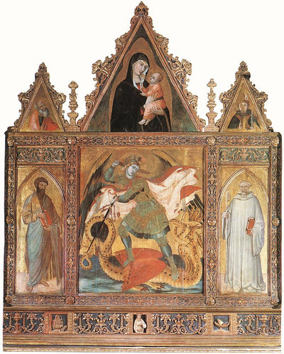 Triptyque de San Michele - Ambrogio Lorenzetti - Alpha Reproduction
