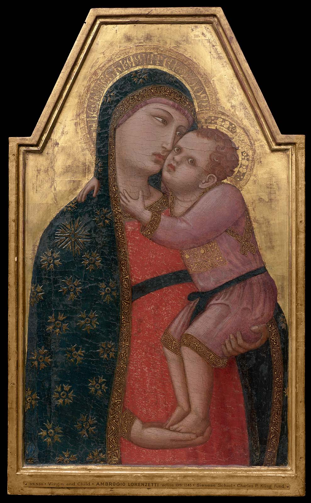 Vierge à l’Enfant - Ambrogio Lorenzetti - Alpha Reproduction