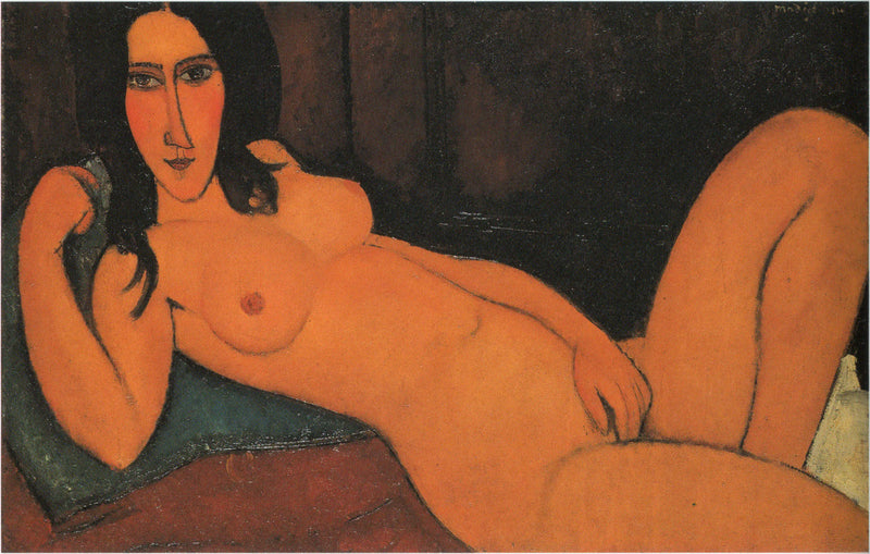 Nu couché aux cheveux dénoués - Amedeo Modigliani