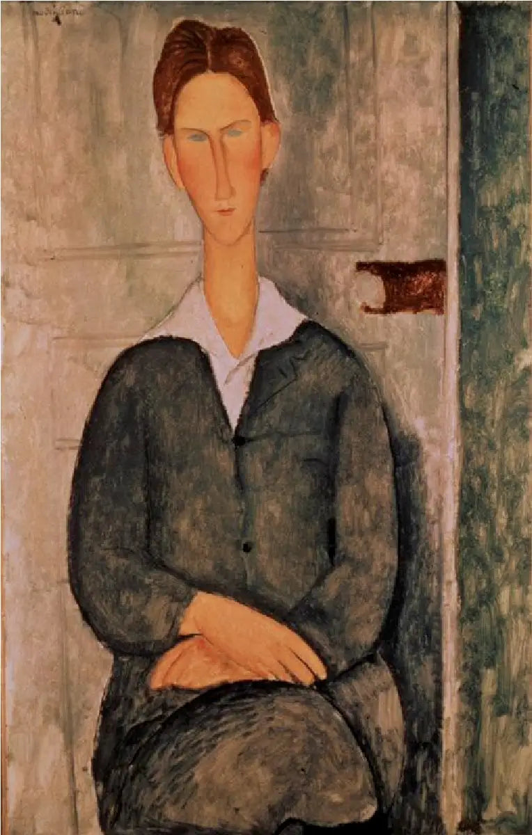 Portrait de Giovanotto de Capelli Rossi - Amedeo Modigliani
