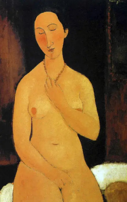 Nu assis au collier - Amedeo Modigliani