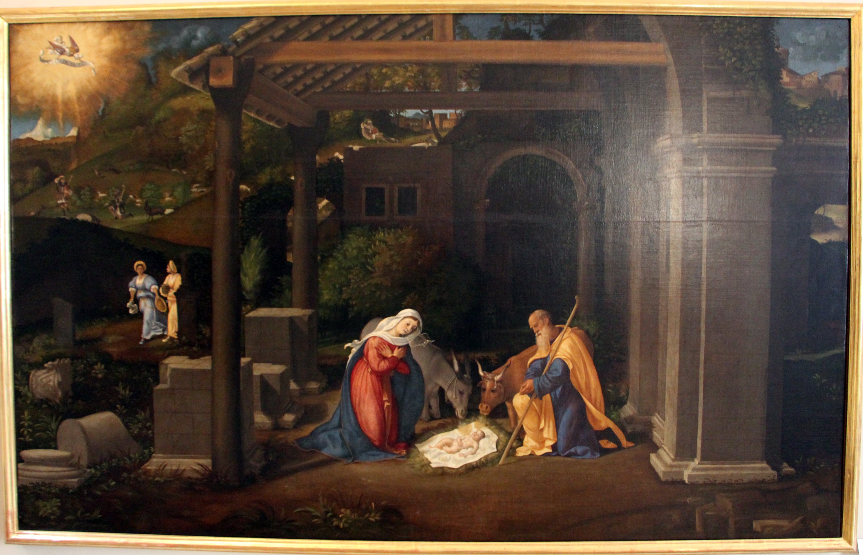 Nativité et Annonciation aux bergers - Andrea Previtali