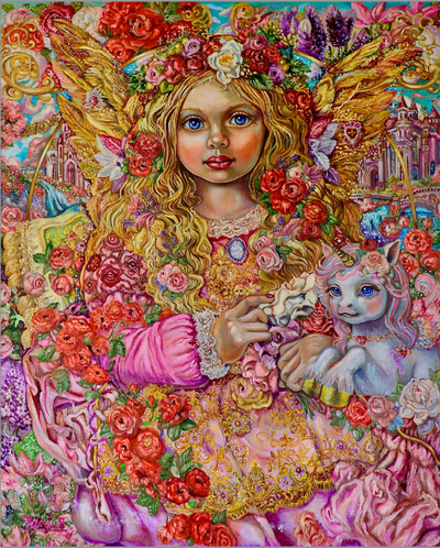 Ange rose et lavande pour mai et juin - Yumi Sugai - Alpha Reproduction